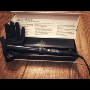 Lange matte black 32 mm iron barrel curling wand